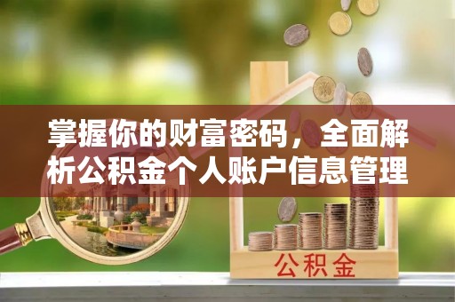 安义掌握你的财富密码，全面解析公积金个人账户信息管理与优化