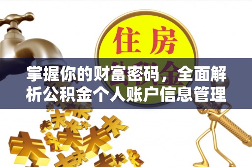 安义掌握你的财富密码，全面解析公积金个人账户信息管理