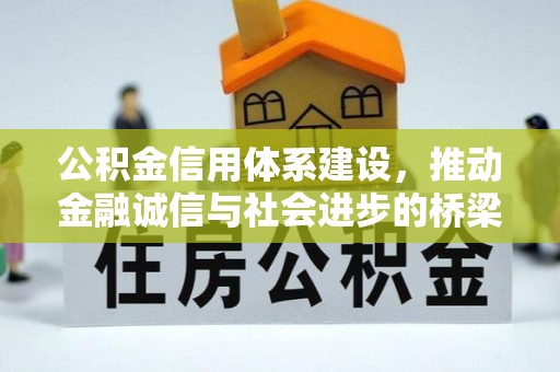 安义公积金信用体系建设，推动金融诚信与社会进步的桥梁