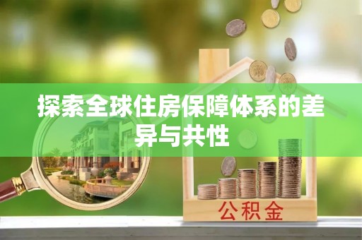 安义探索全球住房保障体系的差异与共性